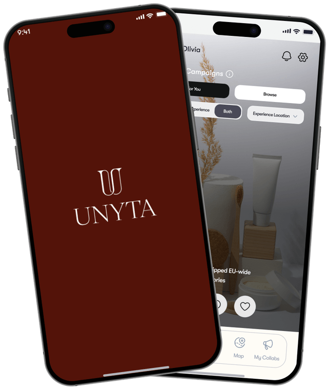 Unyta app mockup